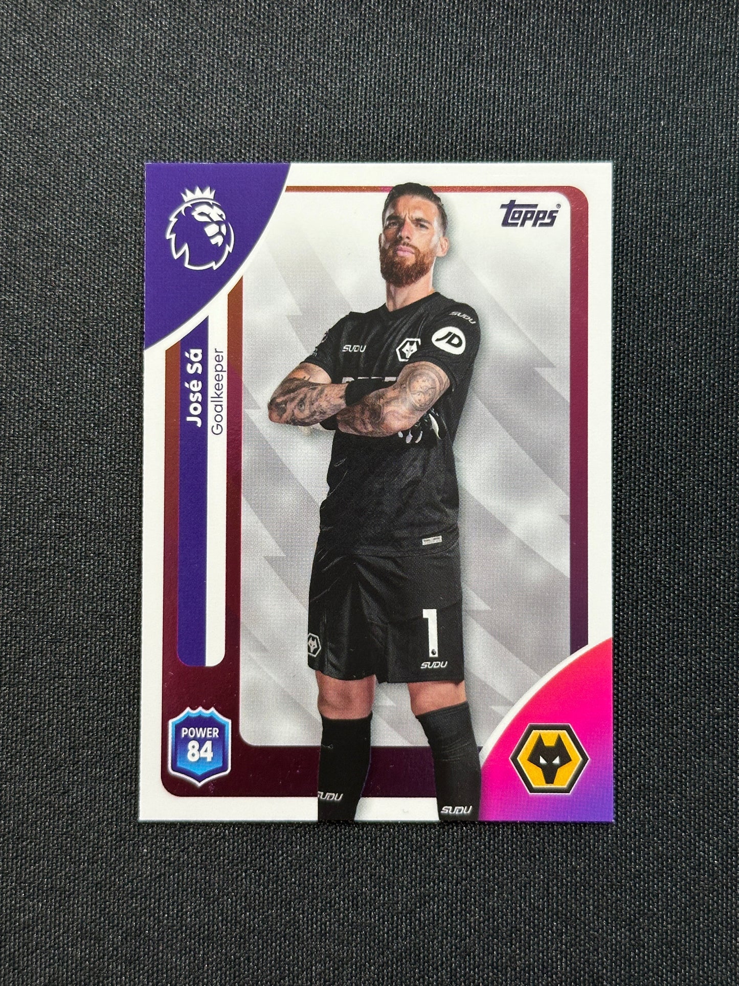 290 José Sá Wolves Base - Topps Premier League 2026