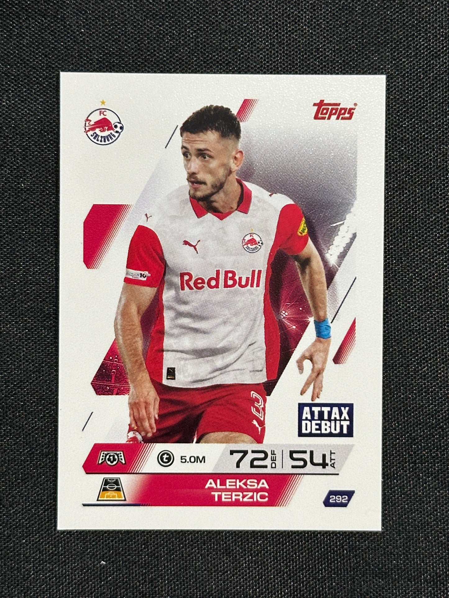 292 Aleksa Terzic FC Salzburg Base - Topps Match Attax 2025/26
