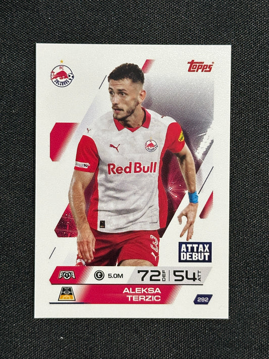 292 Aleksa Terzic FC Salzburg Base - Topps Match Attax 2025/26