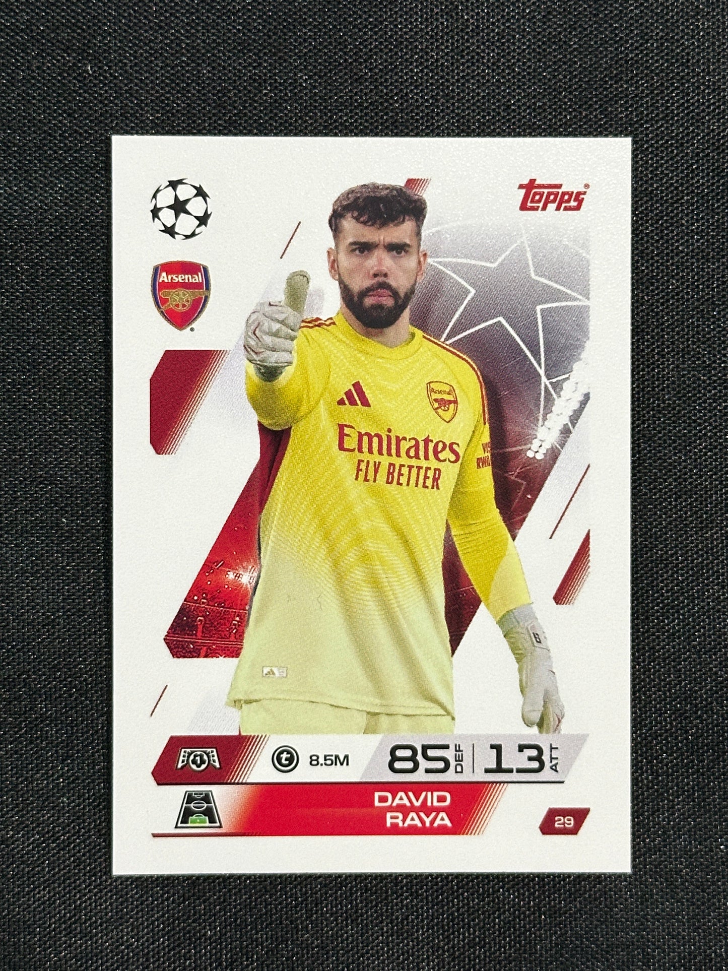 29 David Raya Arsenal Base - Topps Match Attax 2025/26