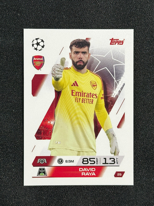 29 David Raya Arsenal Base - Topps Match Attax 2025/26