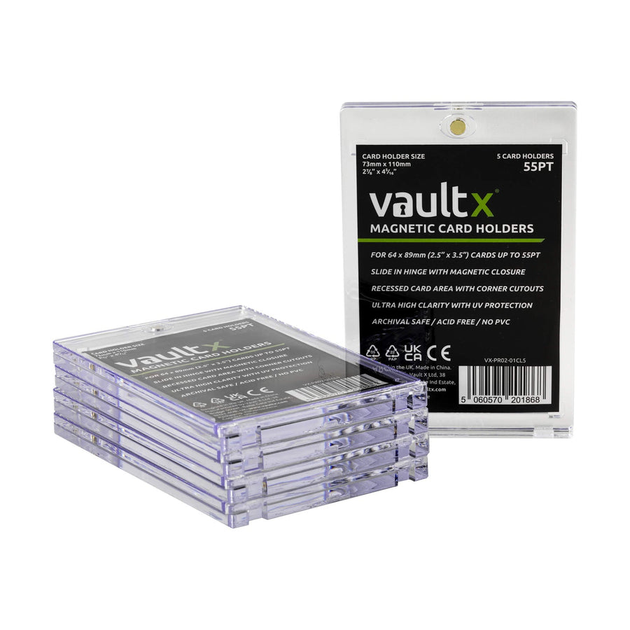 Vault X Magnetic Card Holders 55pt - 5 Pack
