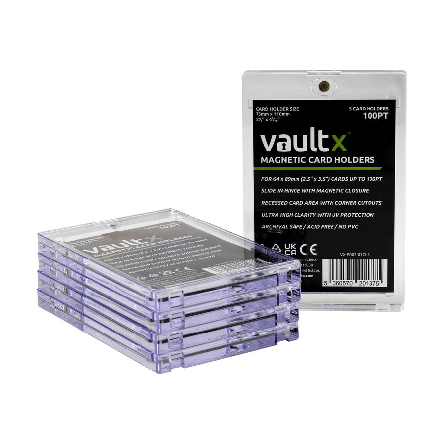 Vault X Magnetic Card Holders 100pt - 5 Pack