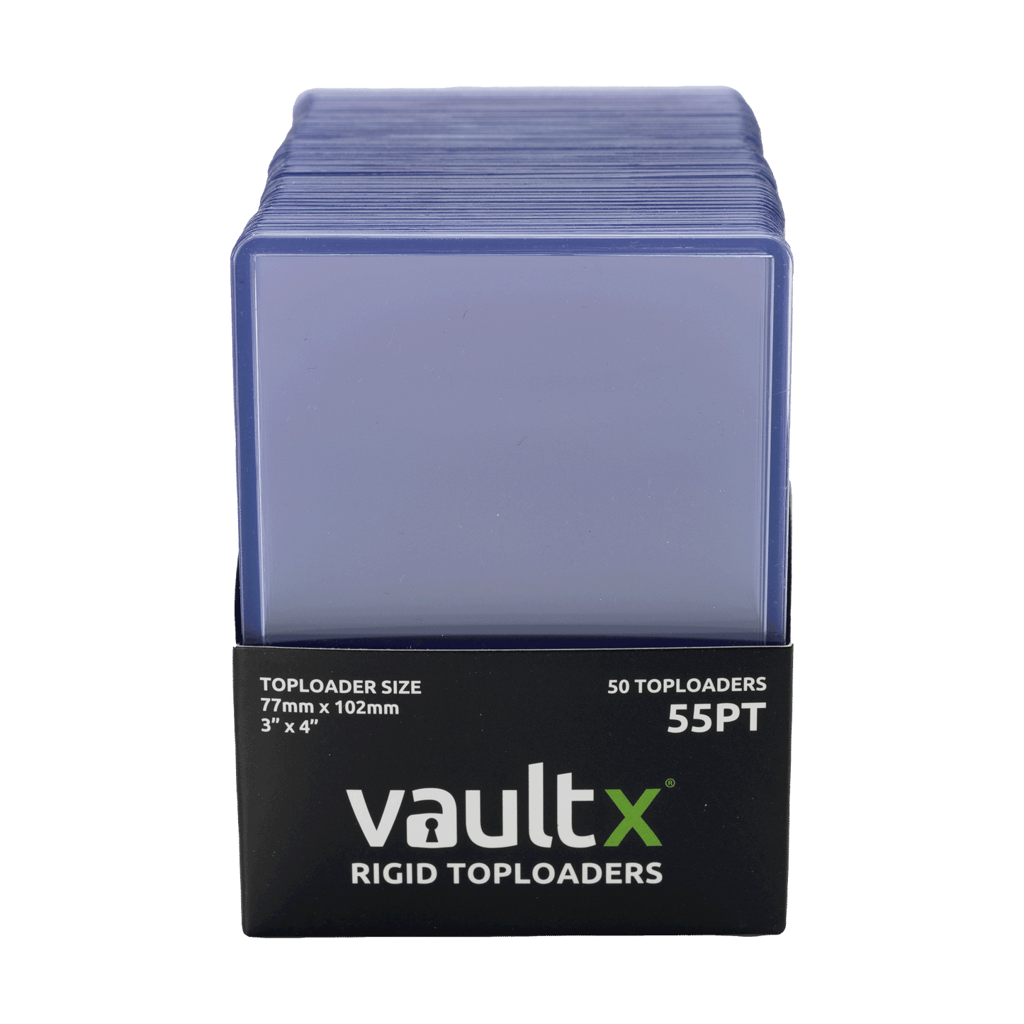 Vault X Seamless Rigid Toploaders 55pt - 50 Pack
