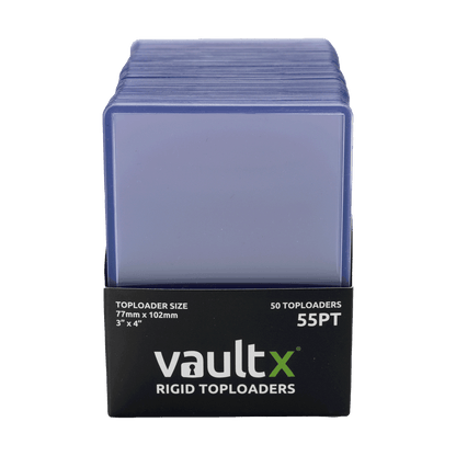 Vault X シームレス硬質トップローダー 55pt - 50枚入り