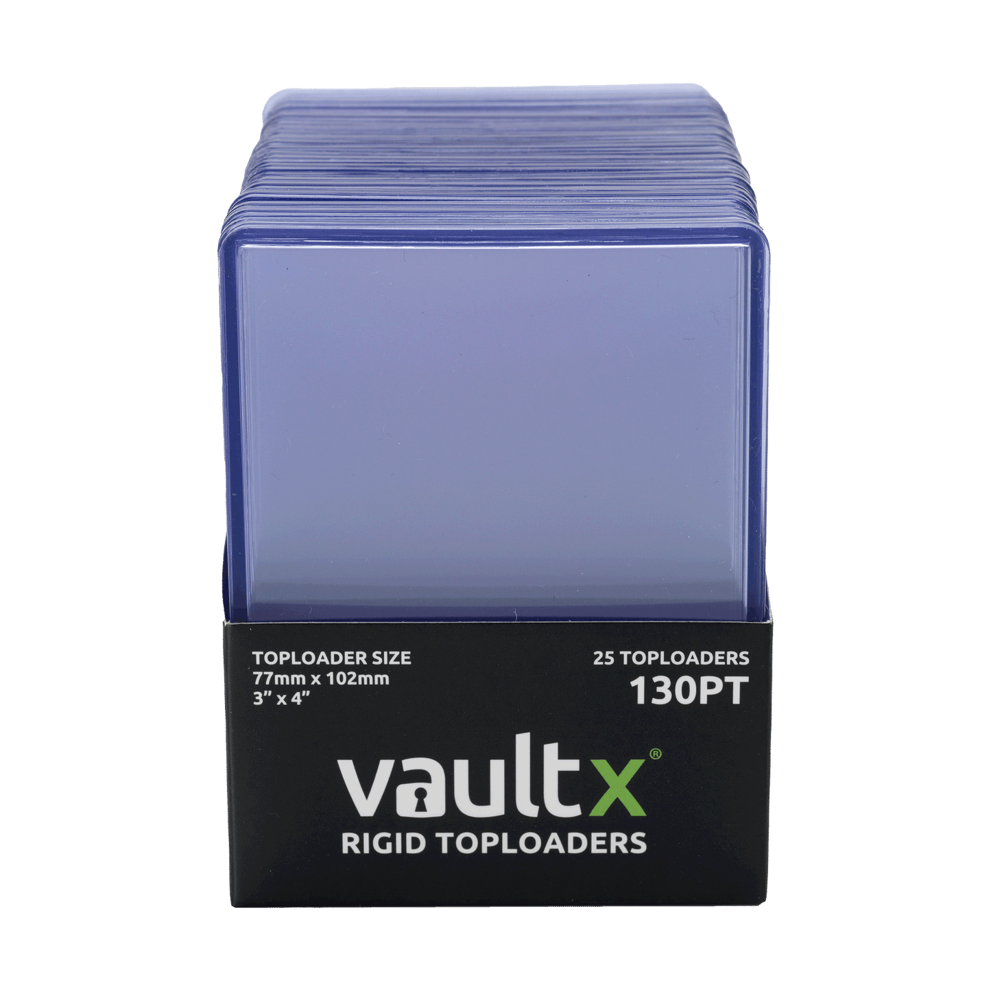 Vault X Seamless Rigid Toploaders 130pt - 25 Pack