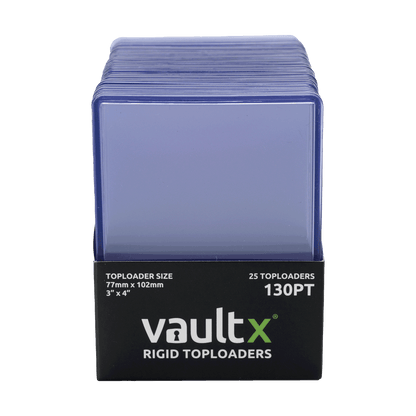 Vault X シームレス硬質トップローダー 130pt - 25枚入り