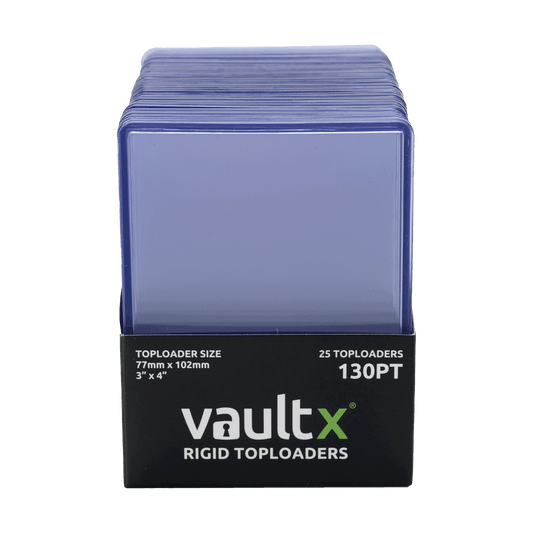 Vault X Seamless Rigid Toploaders 130pt - 25 Pack