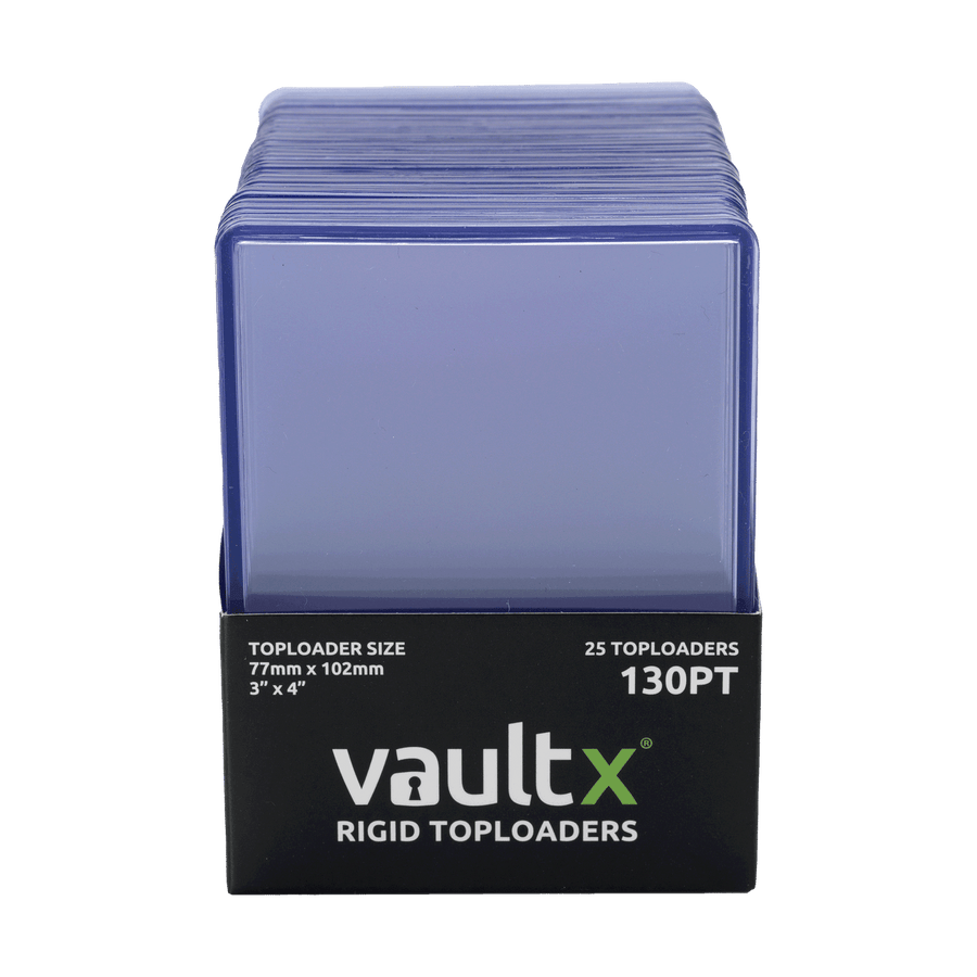 Vault X Seamless Rigid Toploaders 130pt - 25 Pack