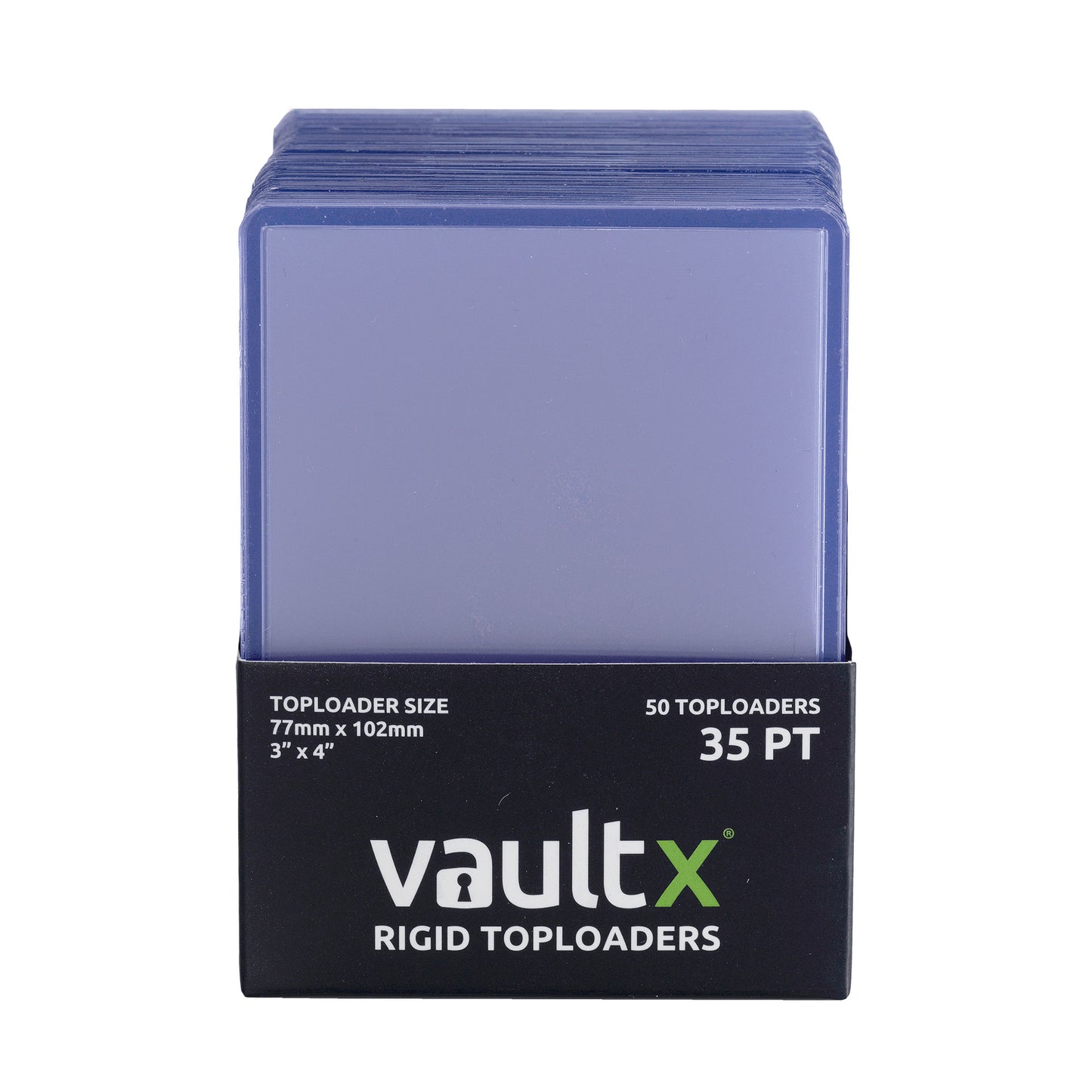 Vault X Seamless Rigid Toploaders 35pt - 50 Pack