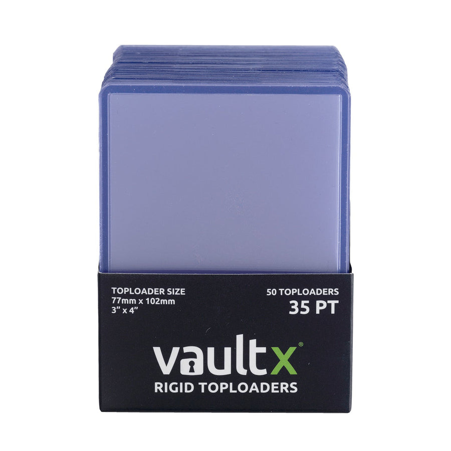 Vault X Seamless Rigid Toploaders 35pt - 50 Pack
