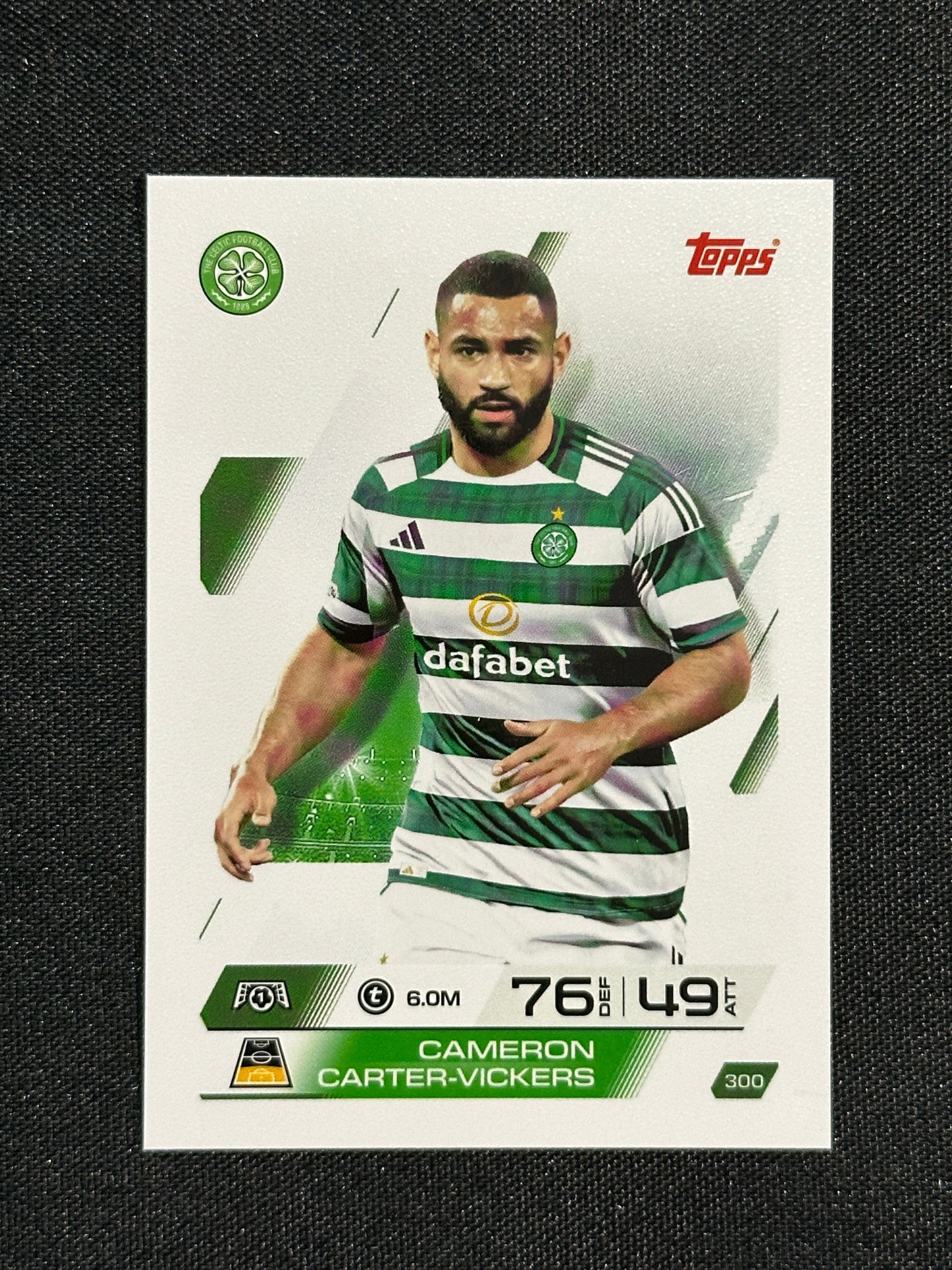 300 Cameron Carter-Vickers Celtic Base - Topps Match Attax 2025/26