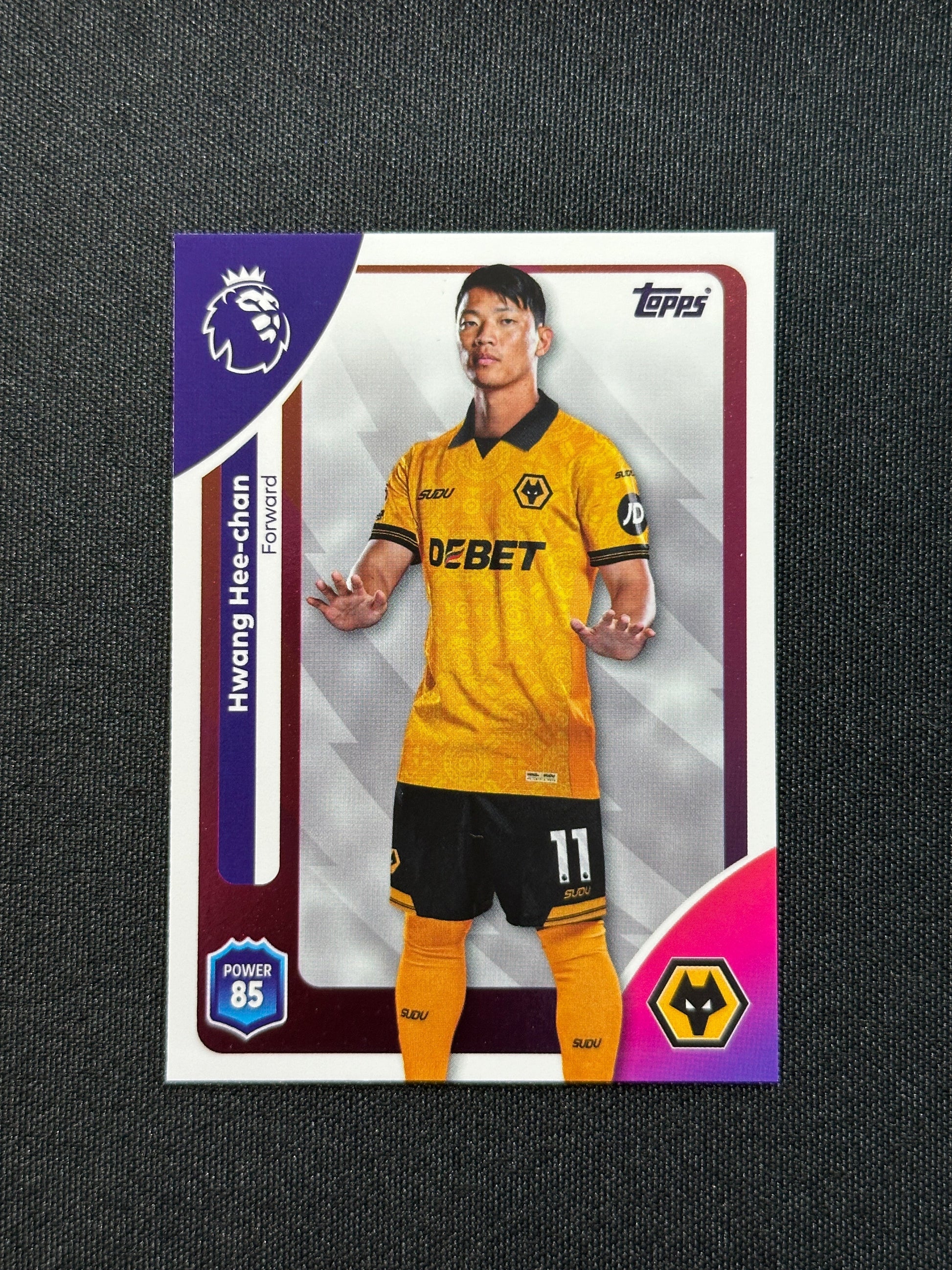 301 Hwang He Wolves Base - Topps Premier League 2026