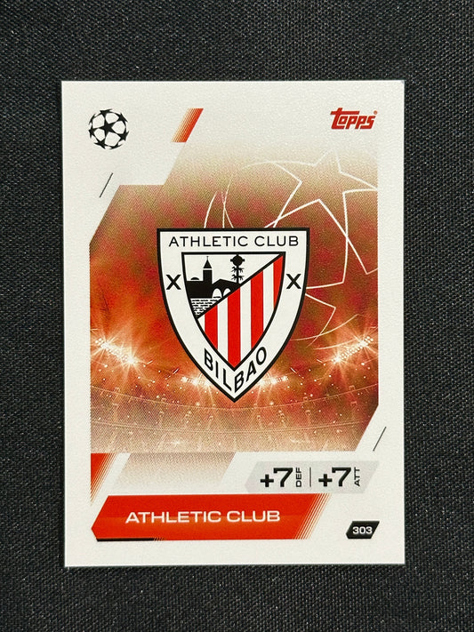 303 Team Badge Athletic Club Base - Topps Match Attax 2025/26