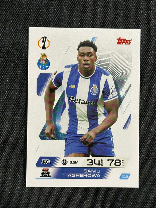 315 Samu Aghehowa FC Porto Base - Topps Match Attax 2025/26