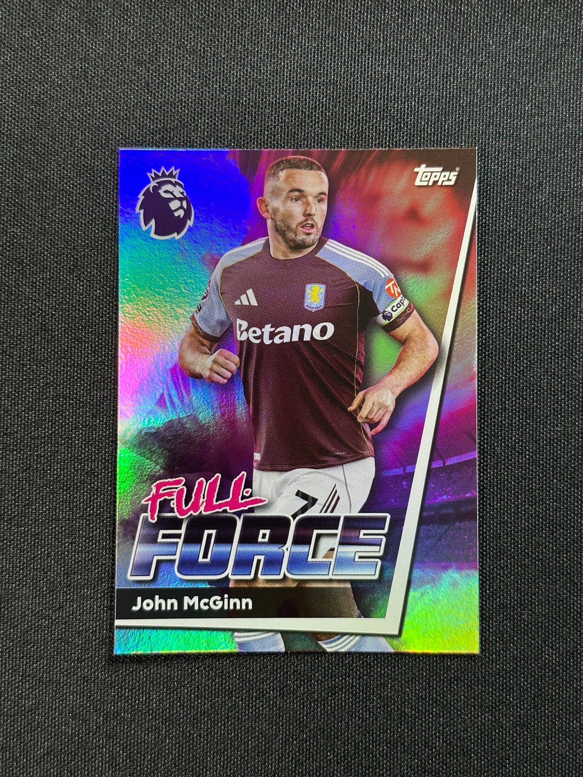 35 John McGinn Aston Villa Full Force - Topps Premier League 2026