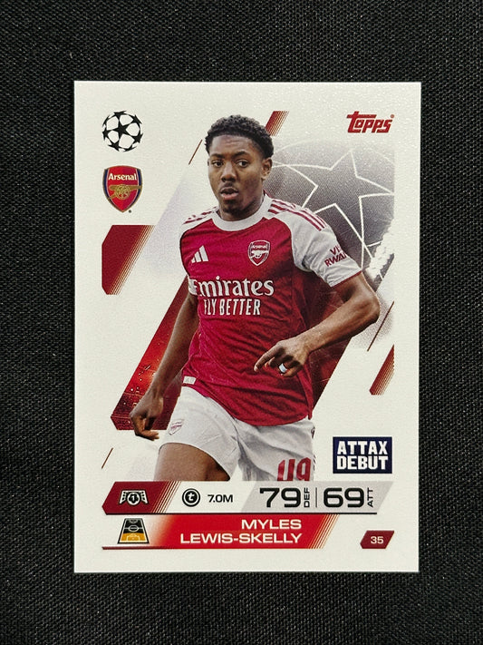 35 Myles Lewis-Skelly Arsenal Base - Topps Match Attax 2025/26