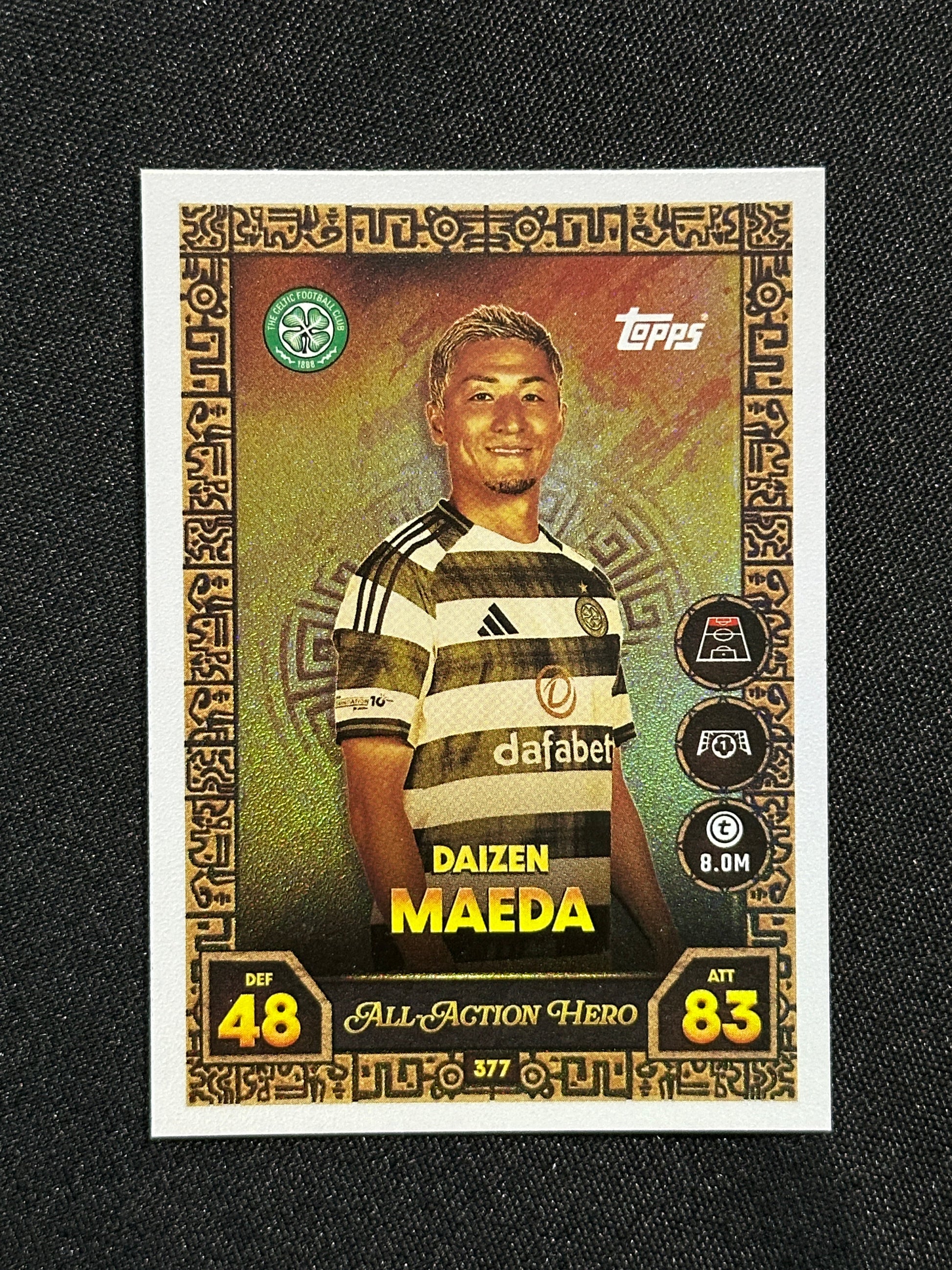 377 Daizen Maeda Celtic All-Action Hero - Topps Match Attax 2025/26