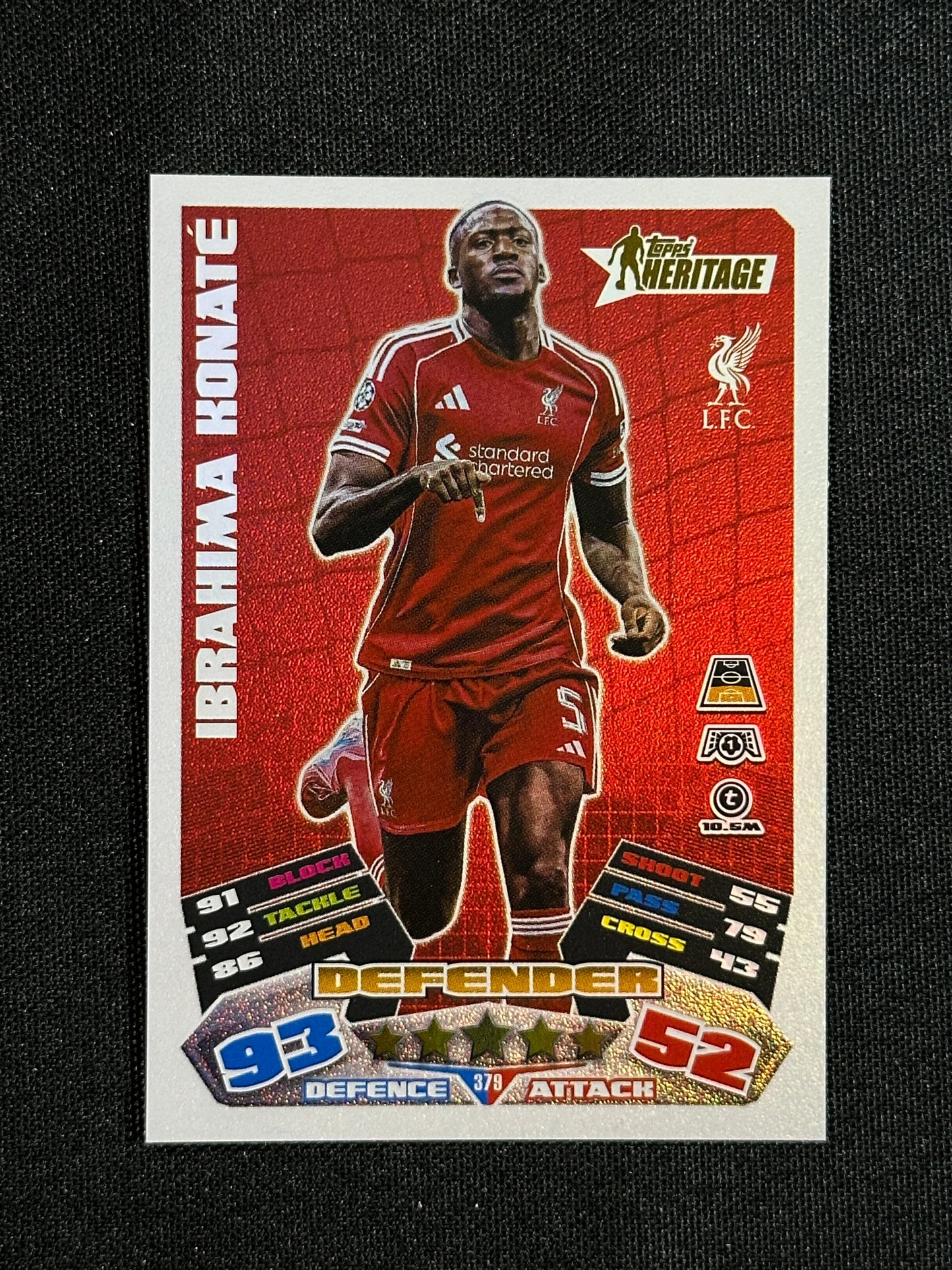 379 Ibrahima Konaté Liverpool Heritage - Topps Match Attax 2025/26