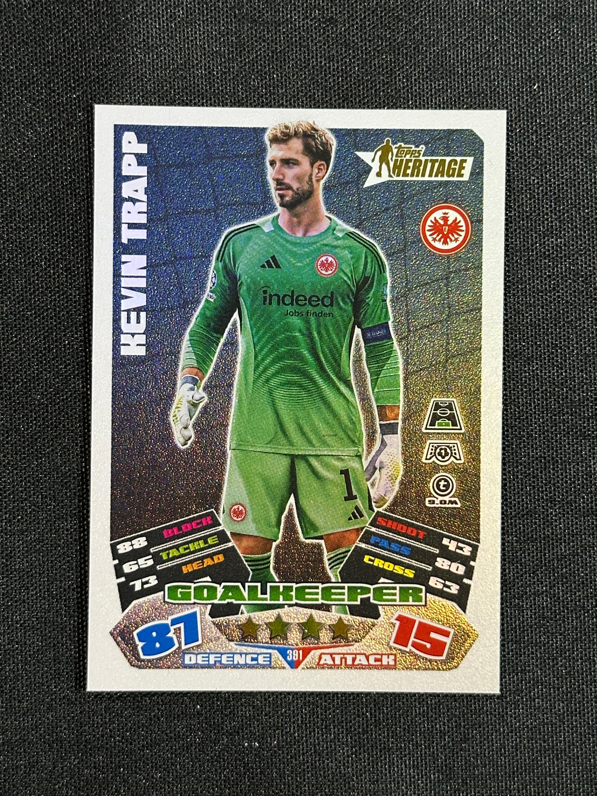 391 Kevin Trapp Eintracht Frankfurt Heritage - Topps Match Attax 2025/26