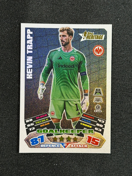 391 Kevin Trapp Eintracht Frankfurt Heritage - Topps Match Attax 2025/26
