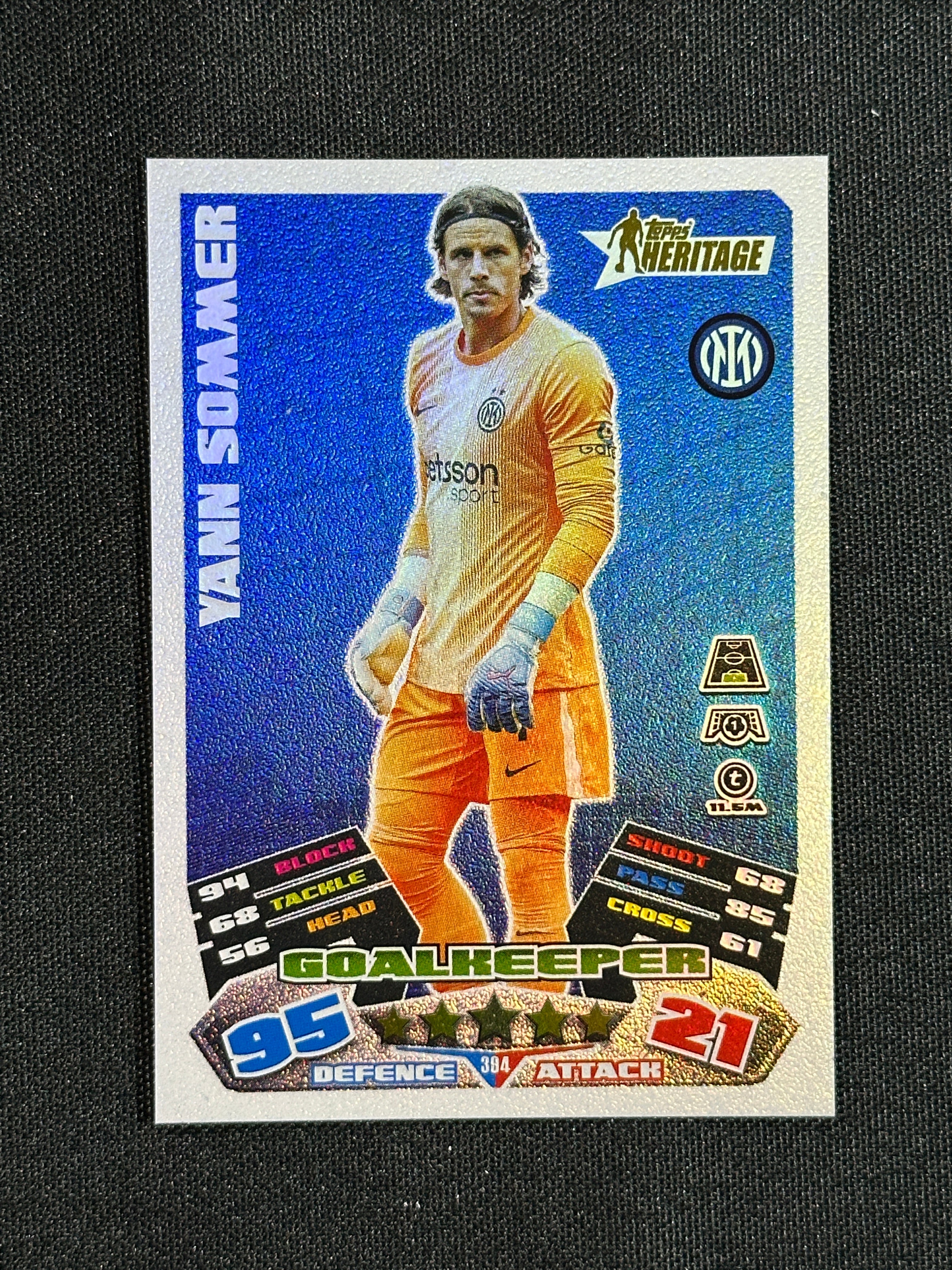 トレーディングカード TOPPS サッカーカード FINEST YANN SOMMER