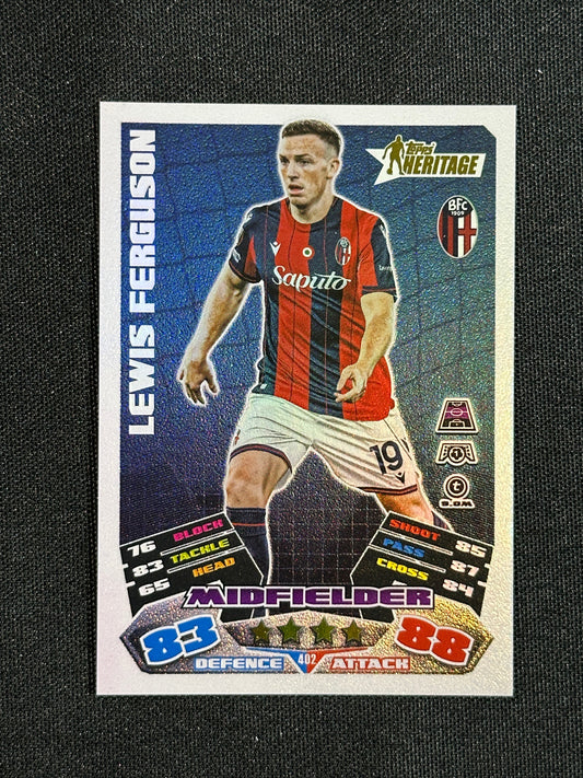 402 Lewis Ferguson Bologna 1909 Heritage - Topps Match Attax 2025/26