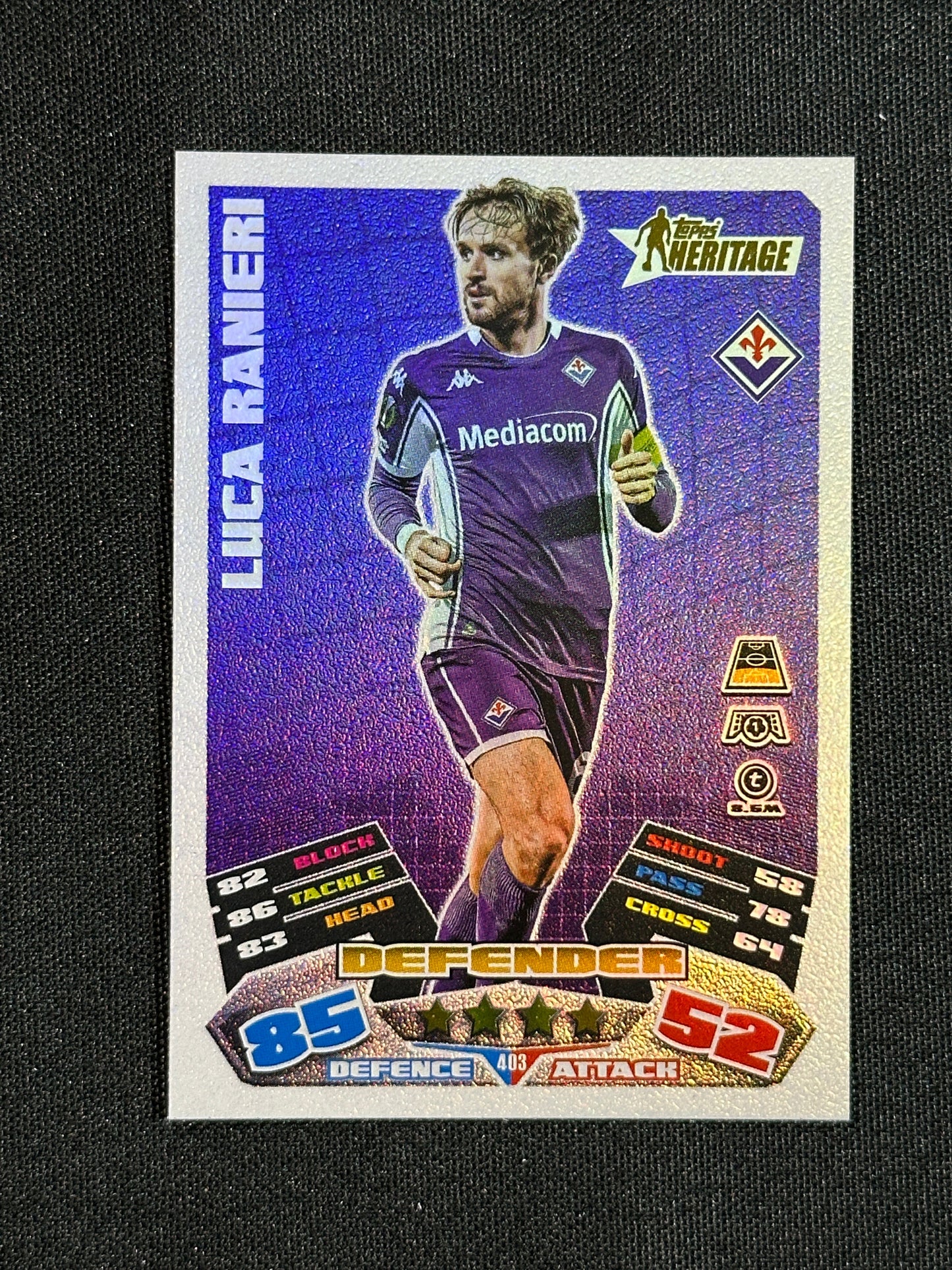 403 Luca Ranieri Fiorentina Heritage - Topps Match Attax 2025/26