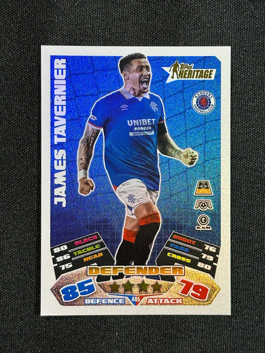 405 James Tavernier Rangers Heritage - Topps Match Attax 2025/26