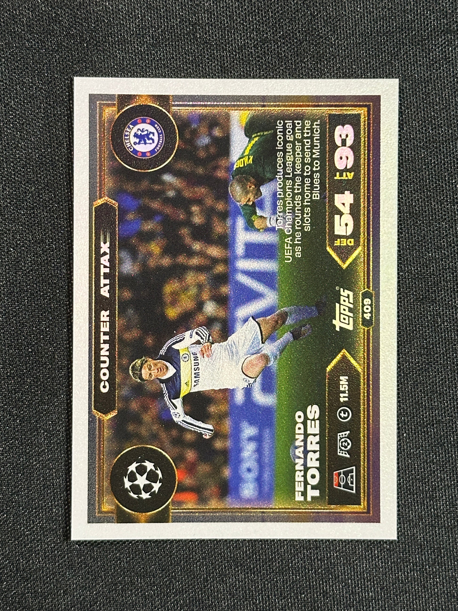 409 Fernando Torres Atletico Madrid Counter Attax - Topps Match Attax 2025/26