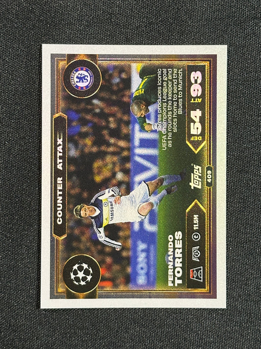 409 Fernando Torres Atletico Madrid Counter Attax - Topps Match Attax 2025/26
