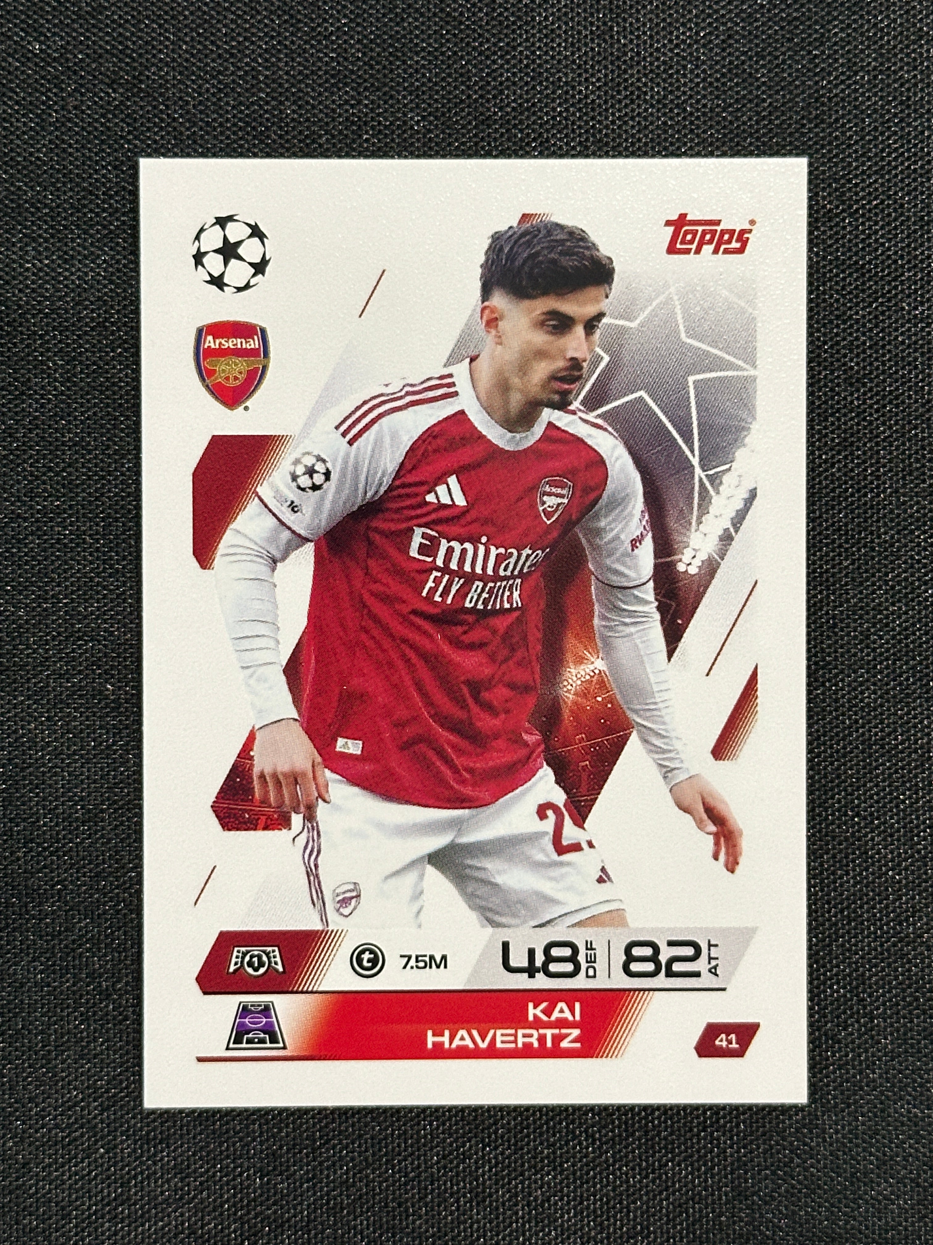 41 Kai Havertz Arsenal Base | Match Attax 2025/26 – LukeSolve.com