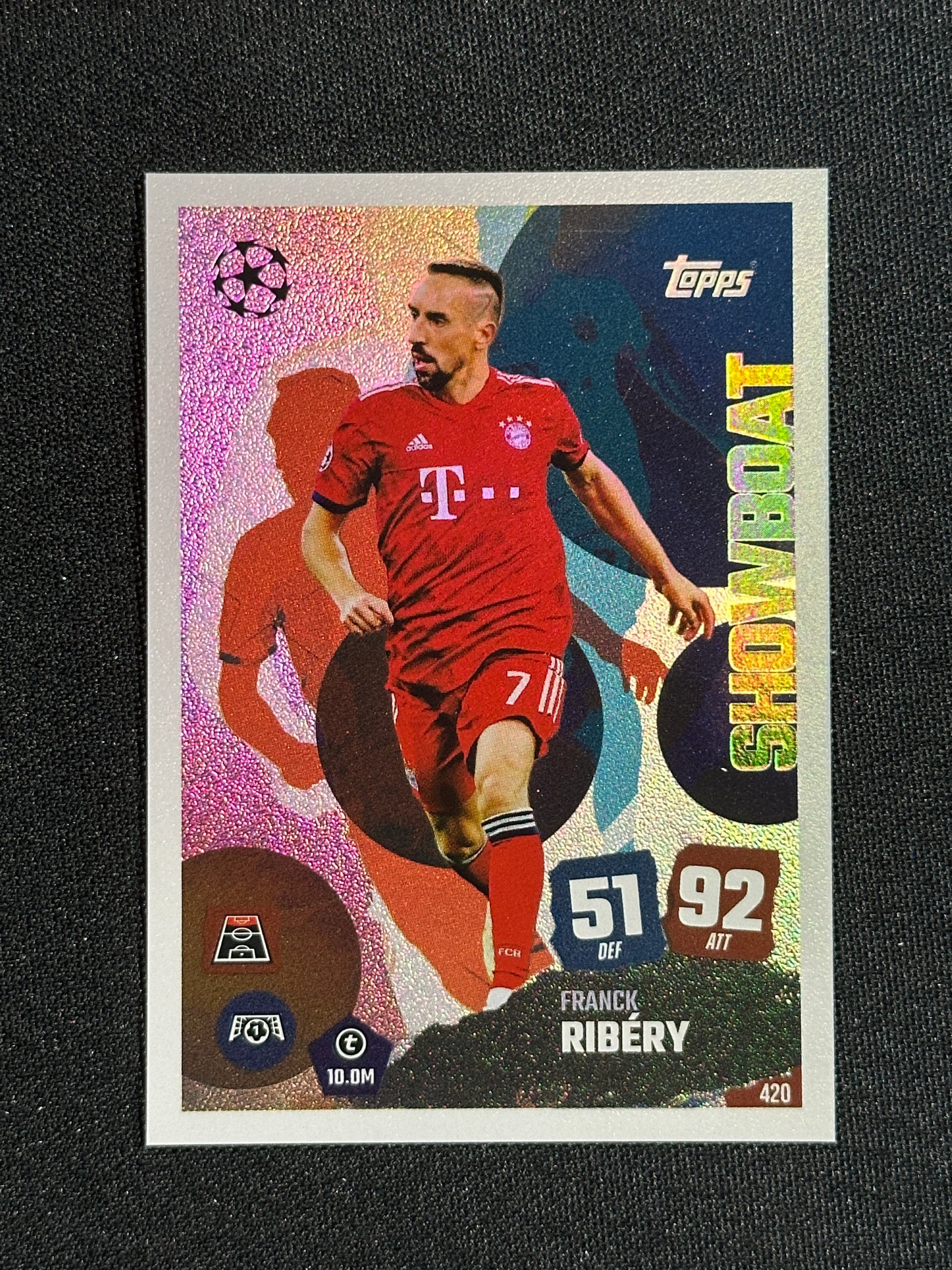 420 Franck Ribéry Bayern München Showboat - Topps Match Attax 2025/26