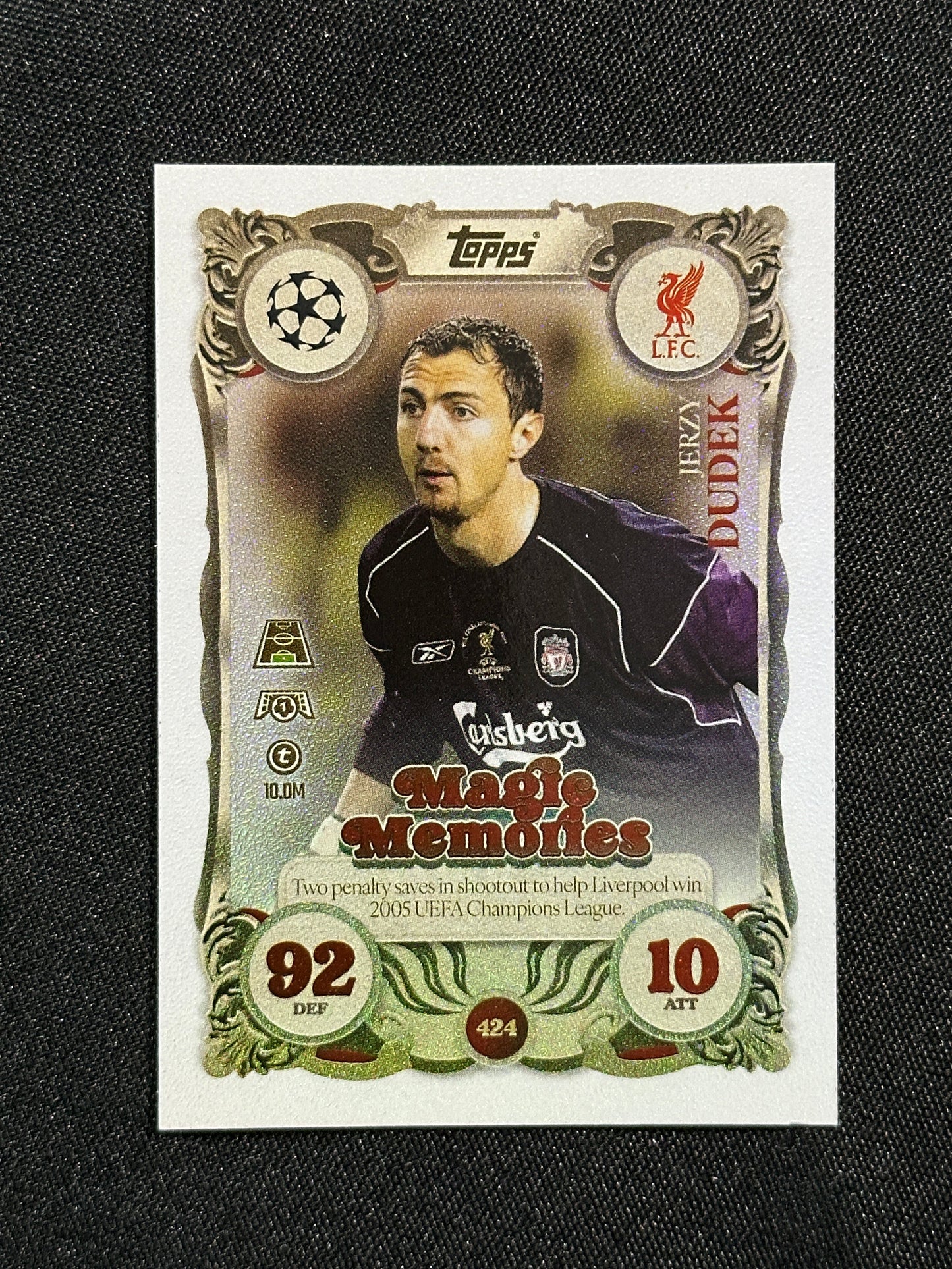 424 Jerzy Dudek Liverpool Magic Memories - Topps Match Attax 2025/26