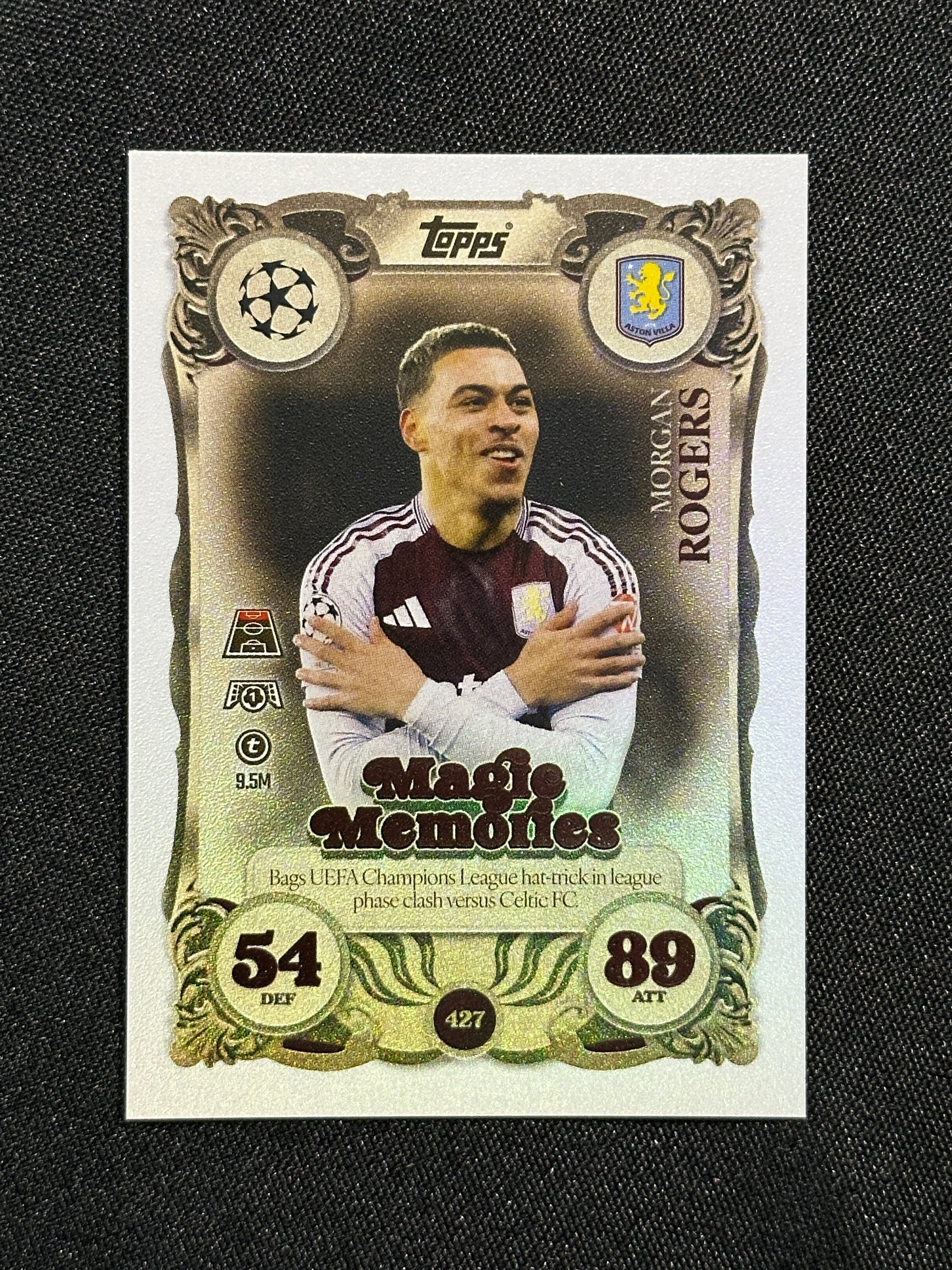 427 Morgan Rogers Aston Villa Magic Memories - Topps Match Attax 2025/26