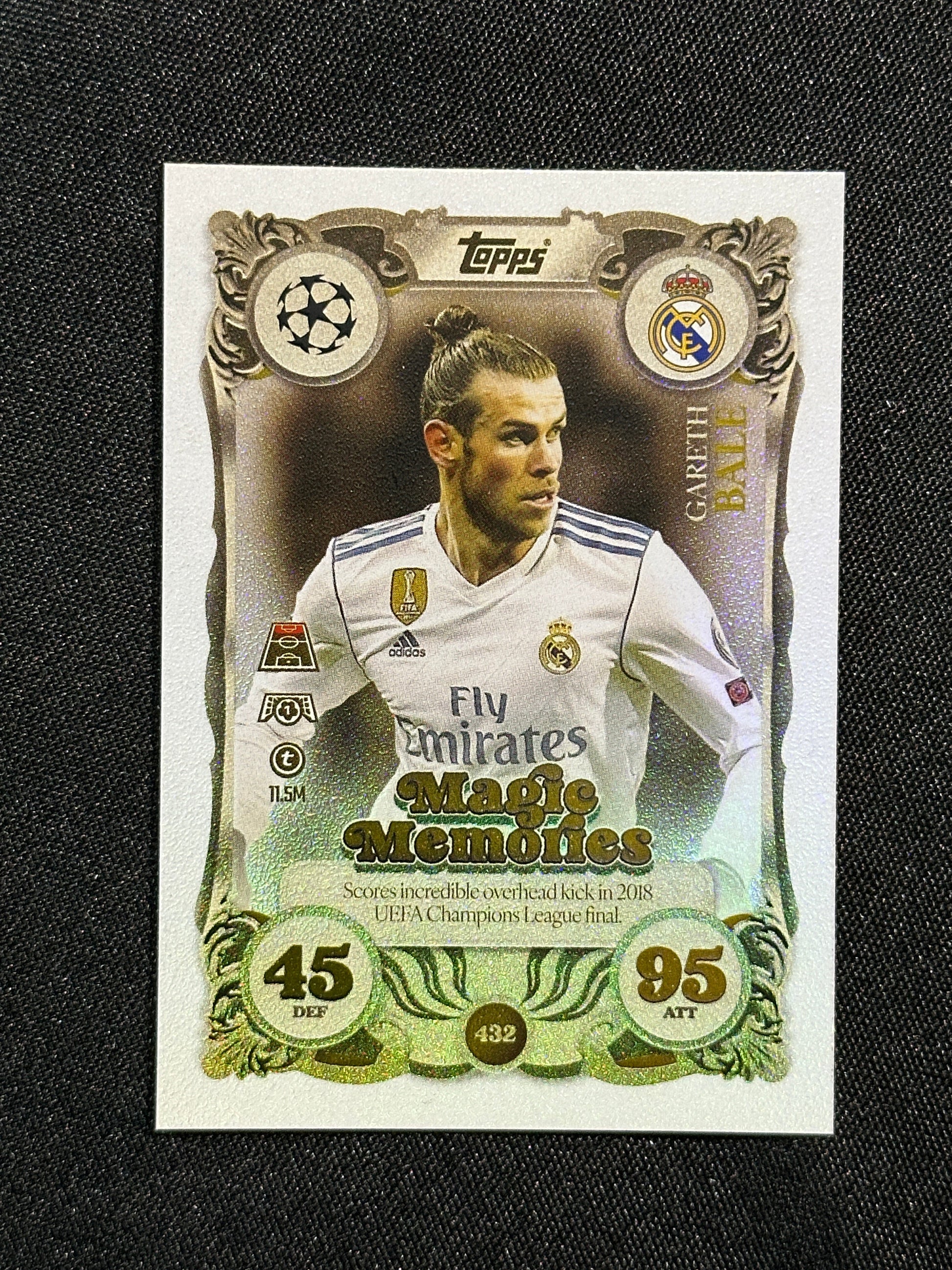 432 Gareth Bale Real Madrid Magic Memories - Topps Match Attax 2025/26