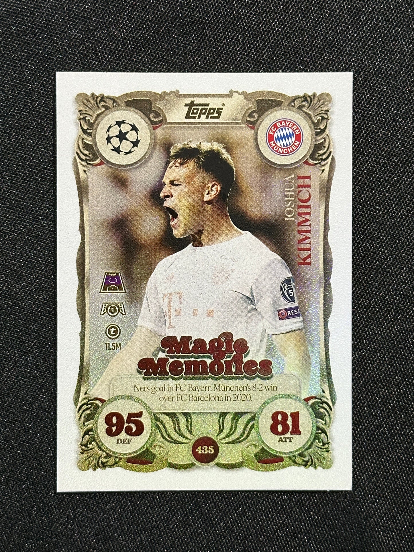 435 Joshua Kimmich Bayern München Magic Memories - Topps Match Attax 2025/26
