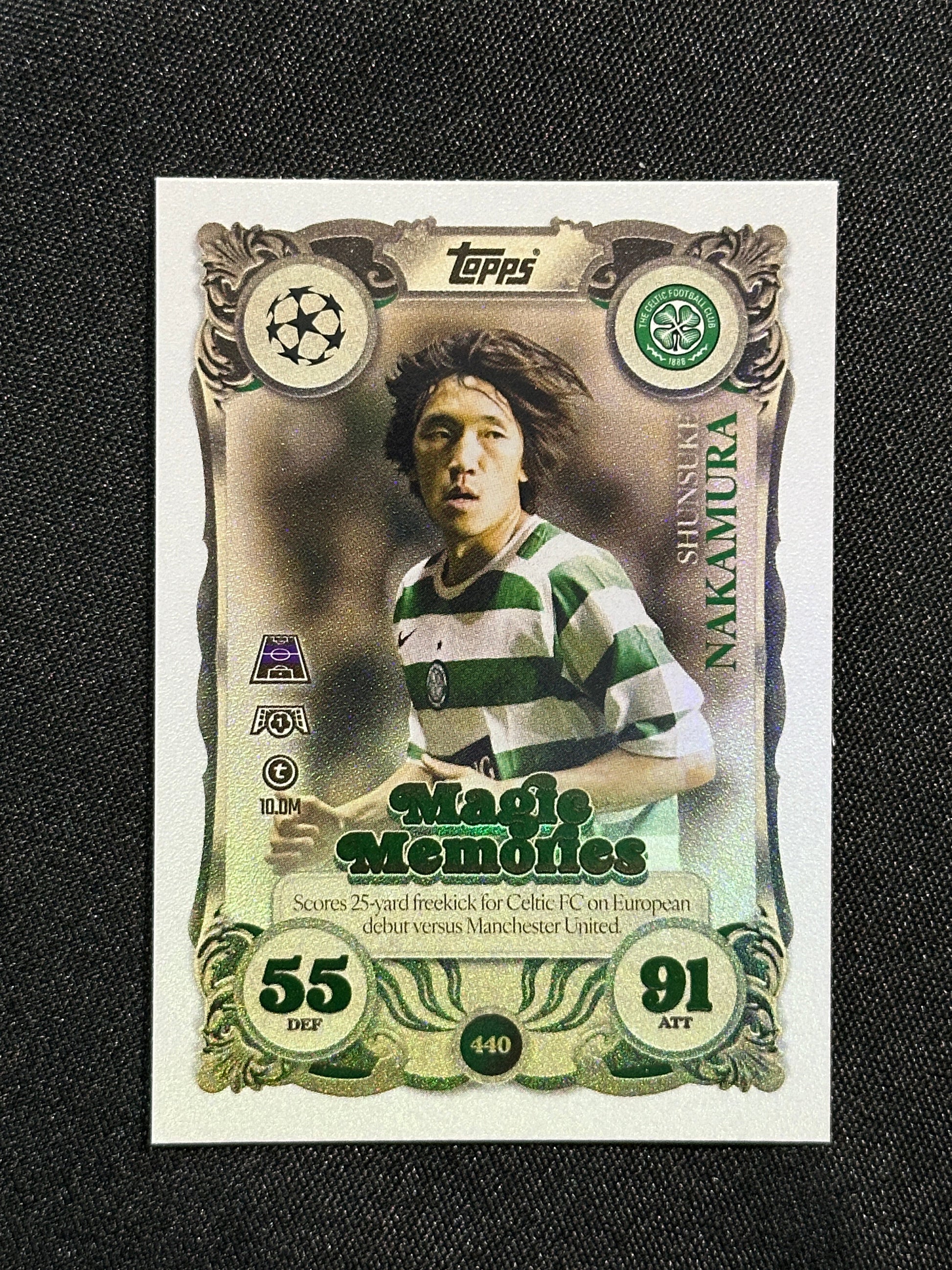 440 Shunsuke Nakamura Celtic Magic Memories - Topps Match Attax 2025/26