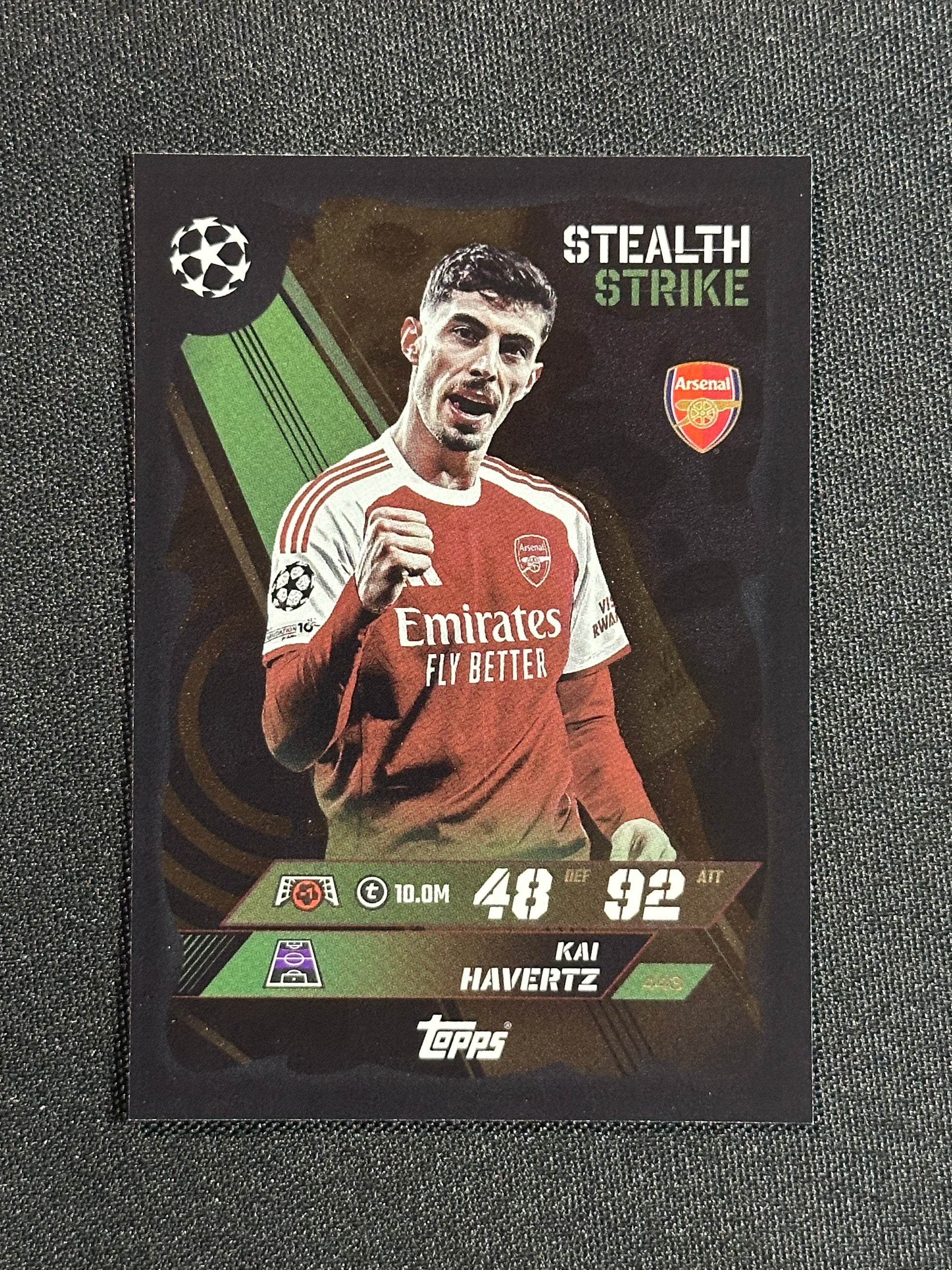 443 Kai Havertz Arsenal Stealth Strike - Topps Match Attax 2025/26