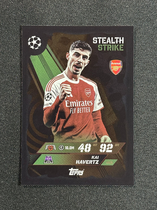 443 Kai Havertz Arsenal Stealth Strike - Topps Match Attax 2025/26