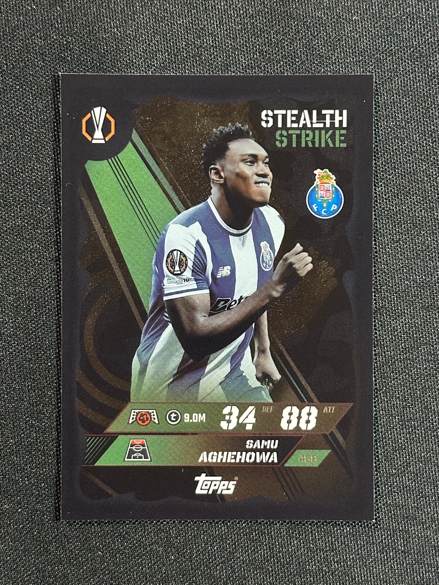458 Samu Aghehowa FC Porto Stealth Strike - Topps Match Attax 2025/26