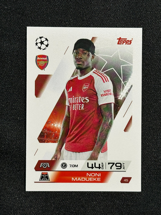 45 Noni Madueke Arsenal Base - Topps Match Attax 2025/26