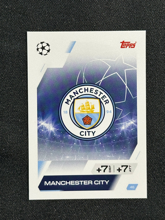 46 Team Badge Manchester City Base - Topps Match Attax 2025/26