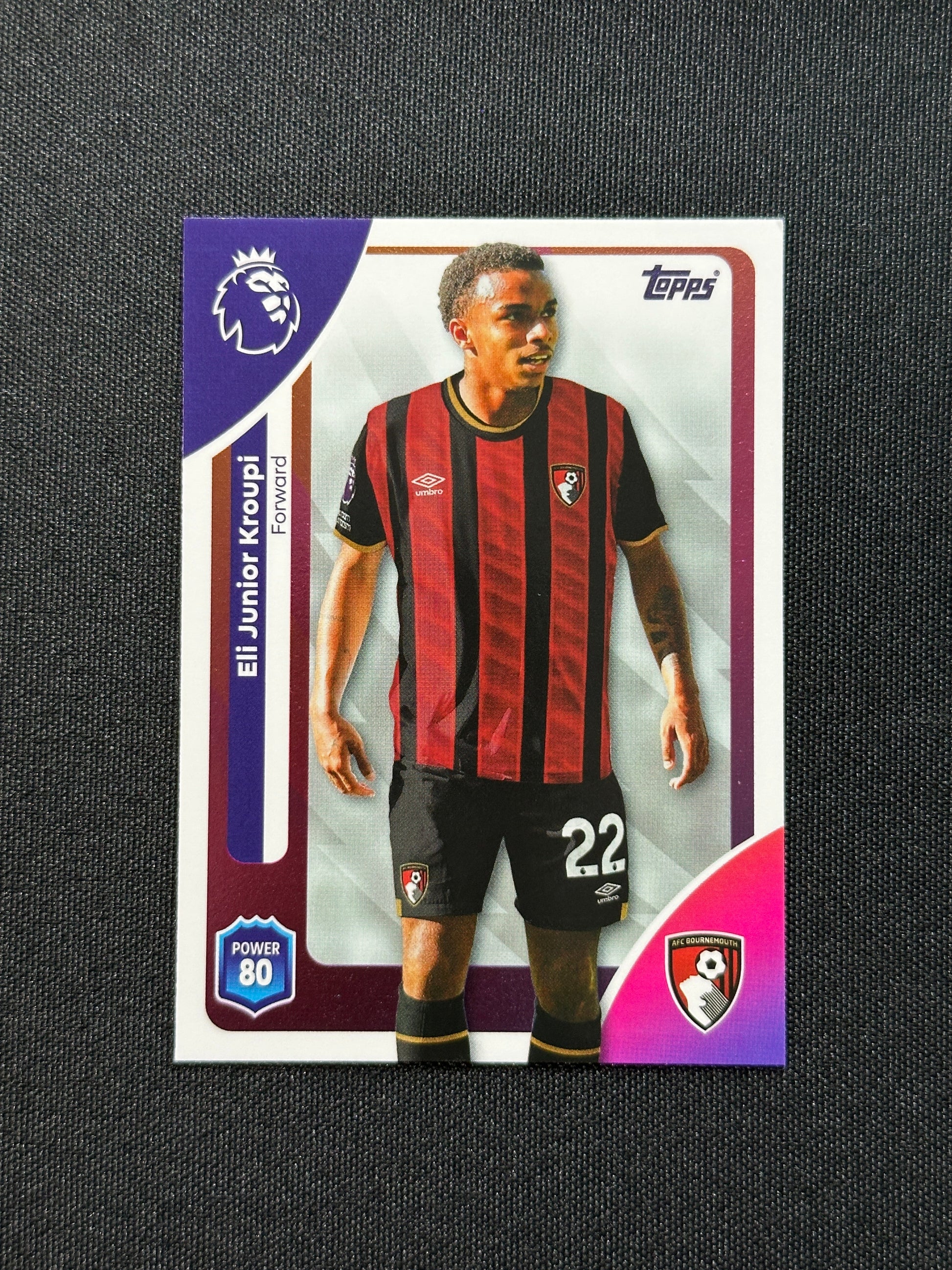 49 Eli Junior Kroupi Bournemouth Base - Topps Premier League 2026