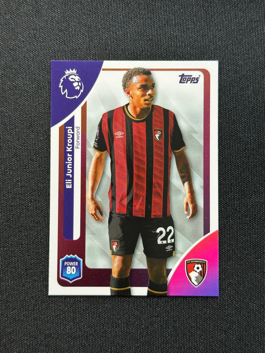 49 Eli Junior Kroupi Bournemouth Base - Topps Premier League 2026