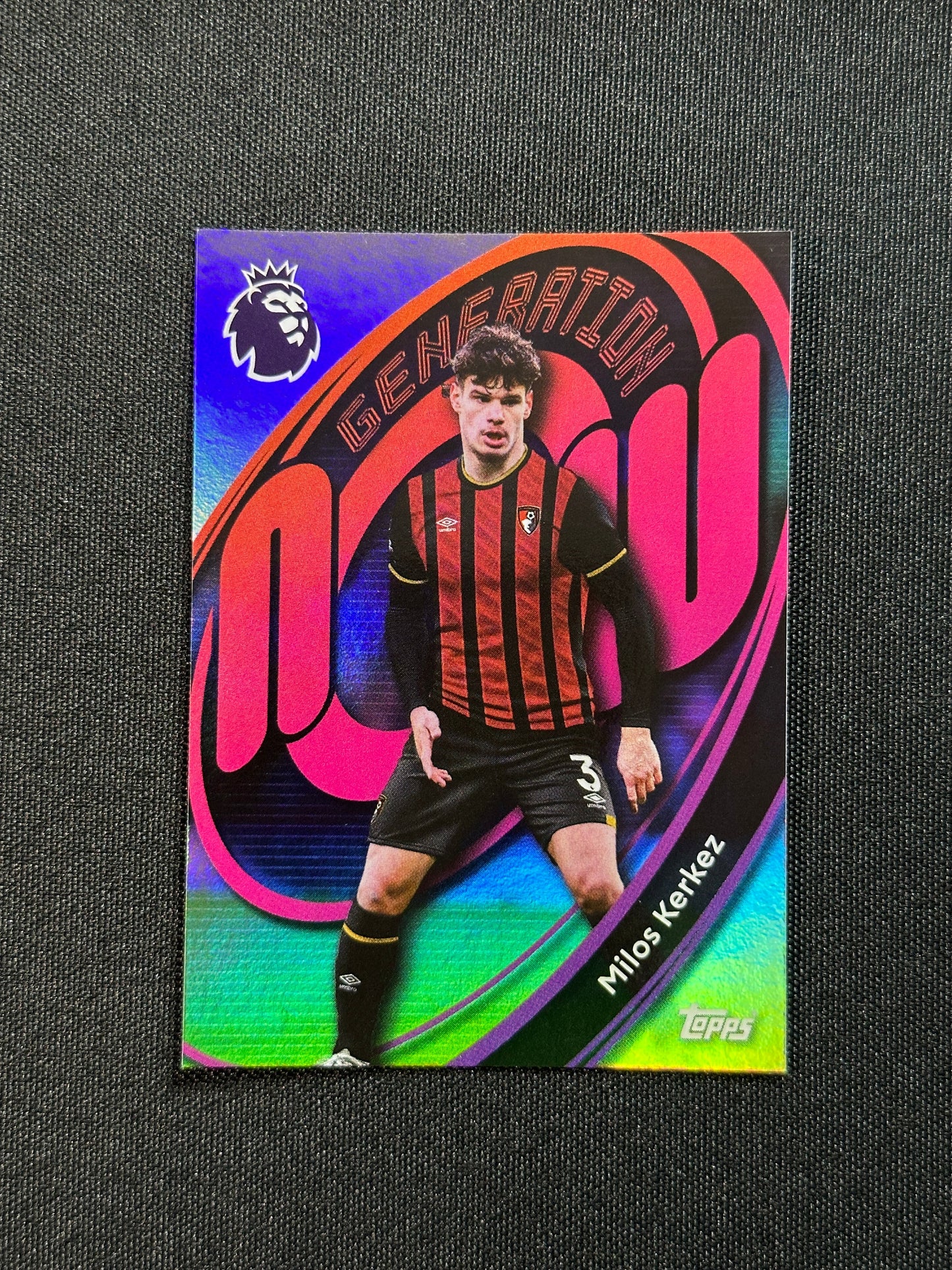 52 Milos Kerkez Bournemouth Generation Now - Topps Premier League 2026
