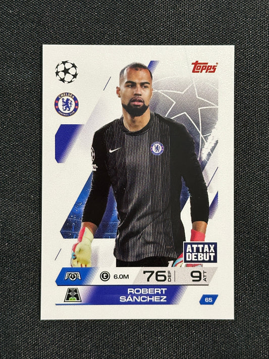 65 Robert Sánchez Chelsea Base - Topps Match Attax 2025/26