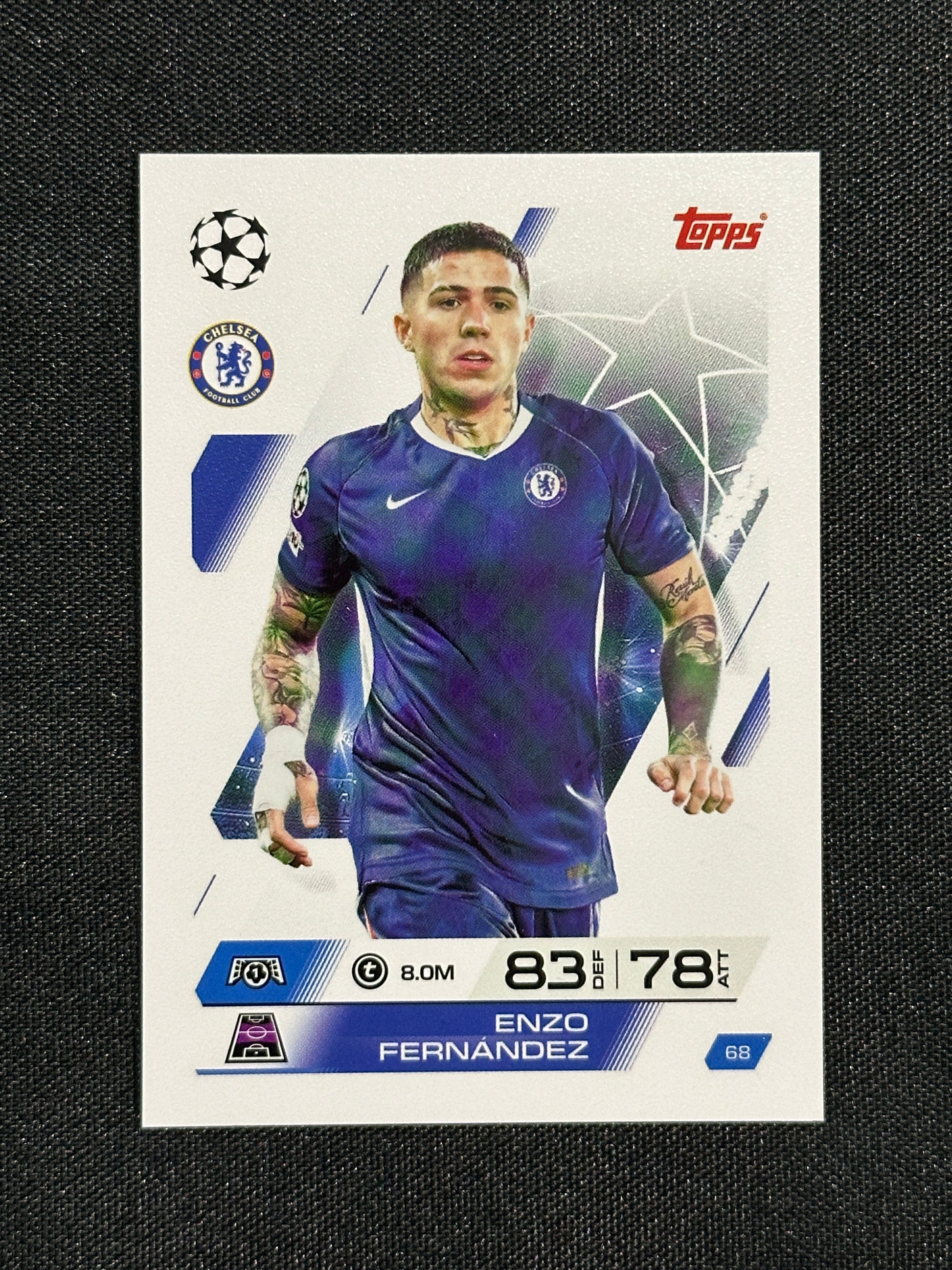 68 Enzo Fernádez Chelsea Base - Topps Match Attax 2025/26