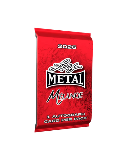 2026 Leaf Metal Mélange sealed autograph pack