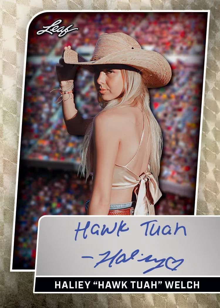 Leaf Mélange sample autograph — possible pull, not guaranteed